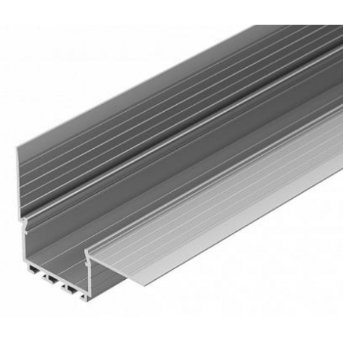 Профиль PLS45-F-HIDE-2000 (Arlight, Алюминий)/Экран MAT-L для профиля PLS-LOCK (Arlight, Пластик)