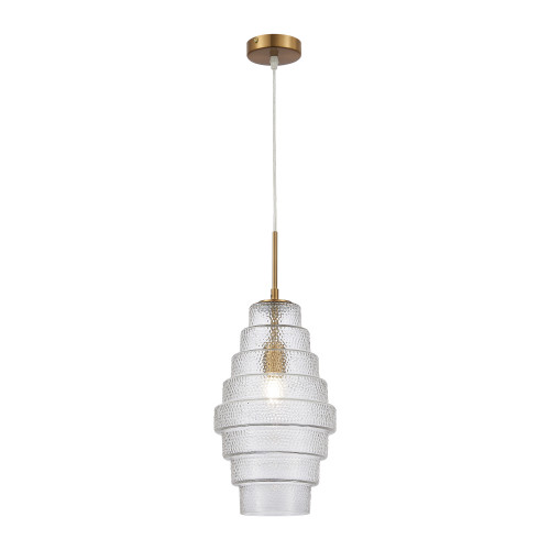 SL1001.213.01 Подвес ST-Luce Латунь/Прозрачный E27 1*40W