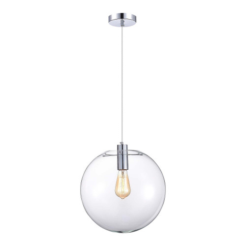 SL1056.133.01 Подвес ST-Luce Хром/Прозрачный E27 1*60W
