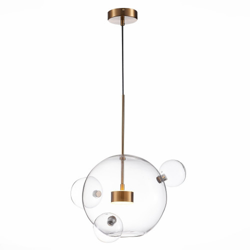 SL1133.203.01 Светильник подвесной ST-Luce Латунь/Прозрачный LED 1*14W 3000K