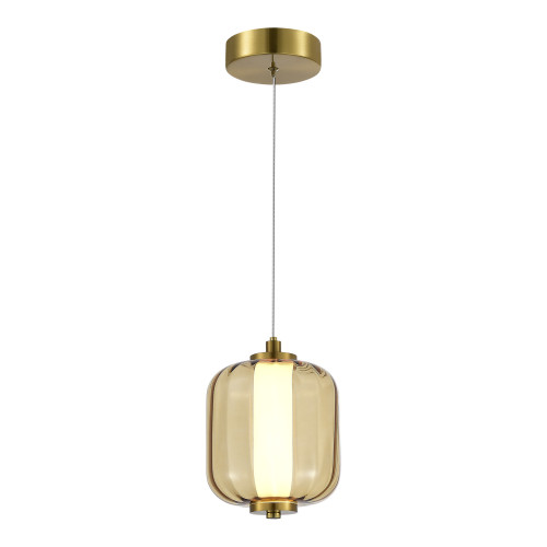 SL1193.303.01 Подвес ST-Luce Латунь/Янтарный LED 1*10,8W 3000K