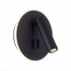 SL1586.413.01 Светильник настенный Черный LED 1*8W 3000K 624Lm Ra>80 24° IP20 L-xW155xH155 170-240V
