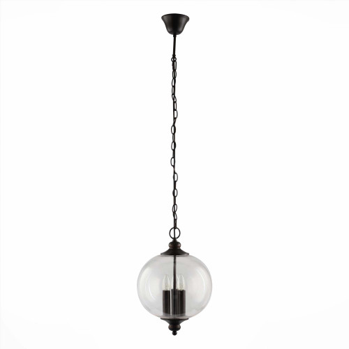 SL362.303.03 Светильник подвесной ST-Luce Черный/Прозрачный E14 3*60W