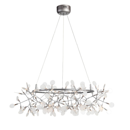 SL379.103.135 Люстра подвесная ST-Luce Серебристый/Белый LED 135*0,3W 3500K