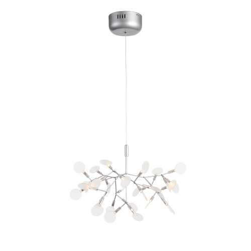 SL379.103.30 Люстра подвесная ST-Luce Серебристый/Белый LED 30*0,5W 3500K