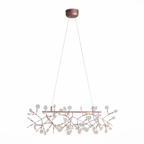 SL379.223.81 Люстра подвесная ST-Luce Медный/Белый LED 81*0,5W 3500K