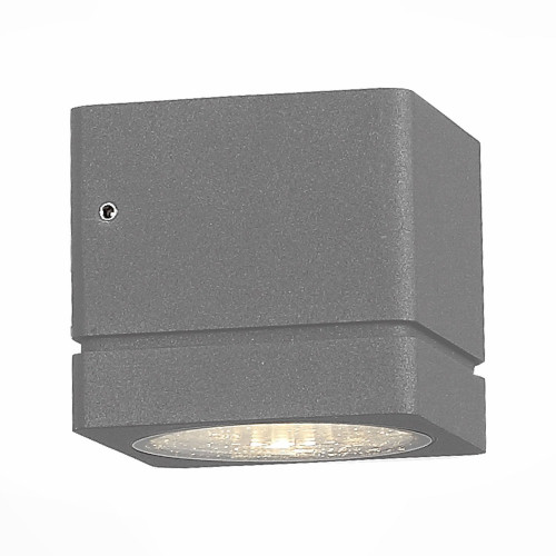 SL563.701.01 Светильник уличный настенный ST-Luce Серый/Прозрачный LED 1*8W 3000K
