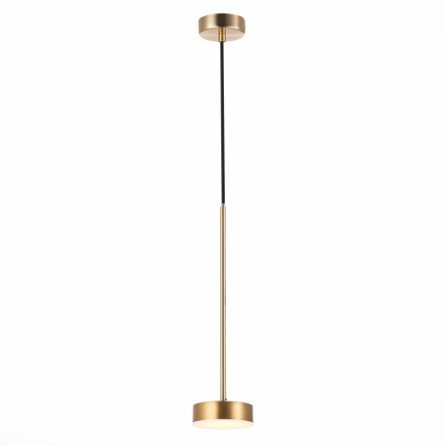 SL6000.303.01 Светильник подвесной ST-Luce Латунь/Латунь LED 1*7W 3000K