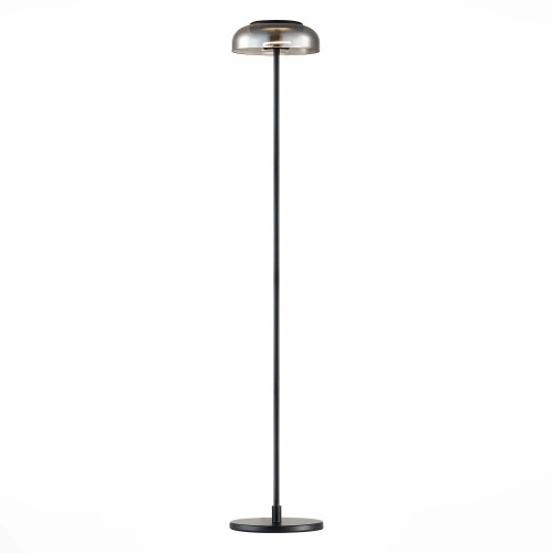 SL6002.405.01 Торшер ST-Luce Черный/Дымчатый LED 1*7W 4000K