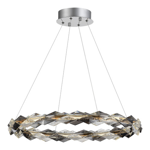SL6009.103.01 Люстра подвесная ST-Luce Золотистый/Прозрачно-Дымчатый LED 1*30W 3000K