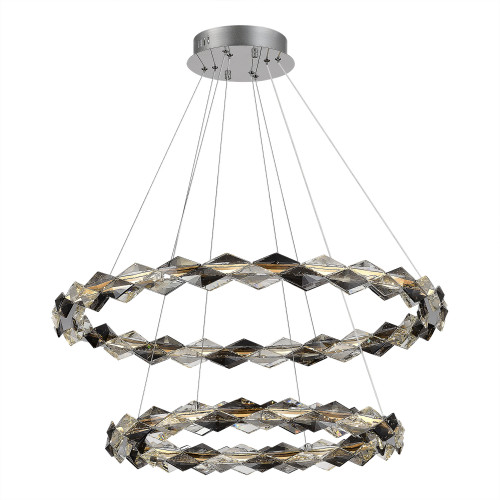 SL6009.103.02 Люстра подвесная ST-Luce Золотистый/Прозрачно-Дымчатый LED 1*45W 3000K