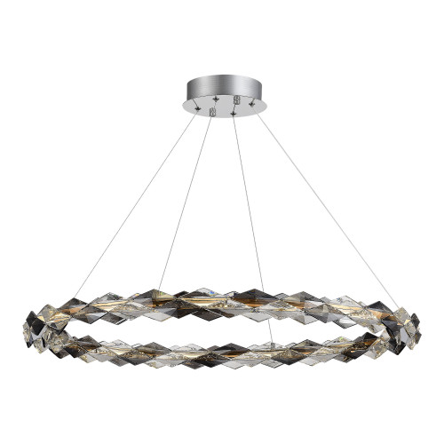 SL6009.113.01 Люстра подвесная ST-Luce Золотистый/Прозрачно-Дымчатый LED 1*30W 3000K