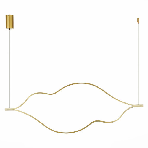 SL6106.203.56 Светильник подвесной ST-Luce Золотистый/Белый LED 1*56W 4000K
