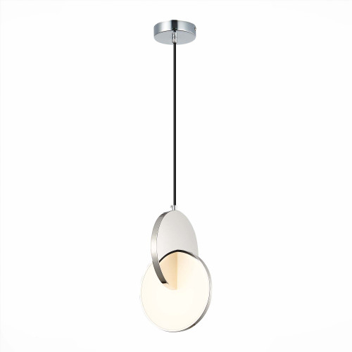 SL6107.113.01 Светильник подвесной ST-Luce Хром/Белый Хром LED 1*12W 3000K