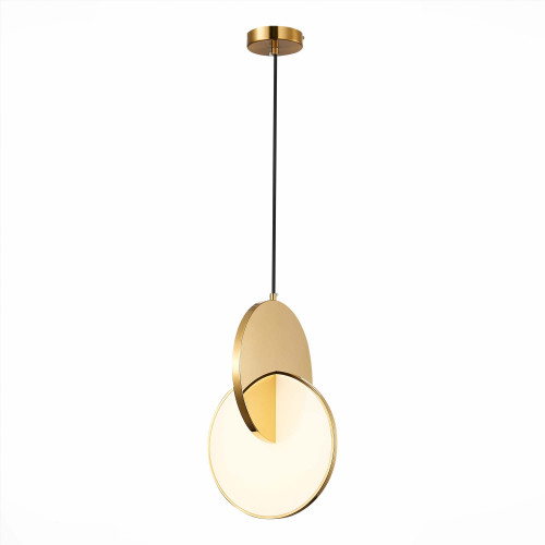 SL6107.203.01 Светильник подвесной ST-Luce Золотистый/Белый Золотистый LED 1*14W 3000K
