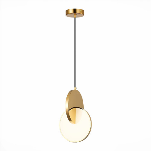 SL6107.213.01 Светильник подвесной ST-Luce Золотистый/Белый Золотистый LED 1*12W 3000K