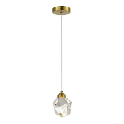 SL6114.203.01 Подвес ST-Luce Золотистый/Прозрачный LED 1*3W 3000K
