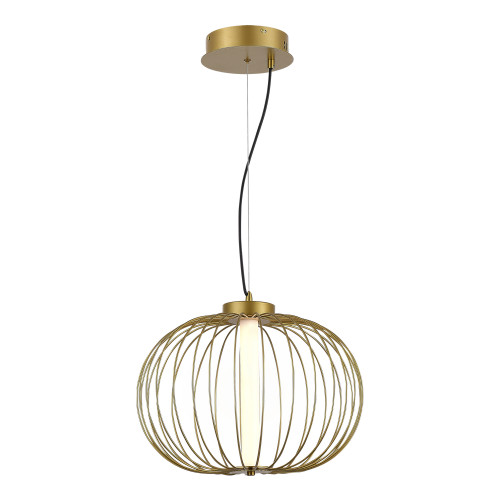 *SL6124.203.01 Светильник подвесной ST-Luce Золотистый/Золотистый LED 1*10W 3000K