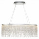 SL6201.103.37 Люстра подвесная ST-Luce Серебристый/Прозрачный LED 1*37W 3000K/4000K/6000K