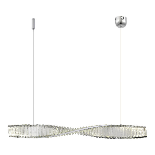SL6205.123.01 Светильник подвесной ST-Luce Хром/Прозрачный LED 1*25W 3000K