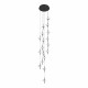 SL6231.403.18 Светильник подвесной ST-Luce Черный/Прозрачный LED 18*5W 4000K