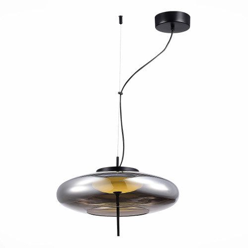 SL6500.403.01 Подвес ST-Luce Черный/Дымчатый LED 1*15W 3000K