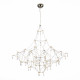 SL797.113.114 Люстра подвесная ST-Luce Хром, Прозрачный LED 114*0,45W 3000K