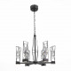 SL815.303.06 Люстра подвесная ST-Luce Серый графит/Серый графит, Прозрачный LED 6*8W 4000K