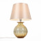 SL968.904.01 Прикроватная лампа ST-Luce Хром, Янтарный/Бежевый E27 1*60W (из 2-х коробок)