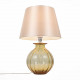 SL968.904.01 Прикроватная лампа ST-Luce Хром, Янтарный/Бежевый E27 1*60W (из 2-х коробок)