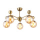 SLE106302-05 Светильник потолочный Бронзовый/Прозрачный, Янтарный E27 5*60W