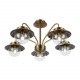 SLE110102-05 Светильник потолочный Античная бронза/Прозрачный E14 5*40W