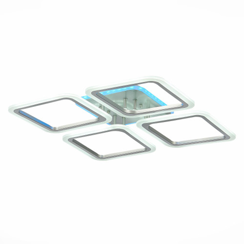 *SLE200492-04RGB Светильник потолочный Серебристый/Белый LED 1*112W RGB 8W 3000-6000K
