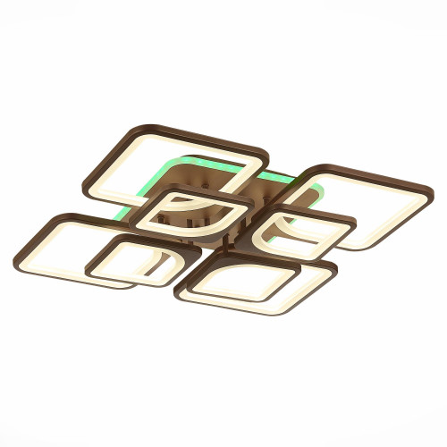 *SLE500472-08RGB Светильник потолочный Кофейный/Белый LED 1*224W RGB 10W 3000-6000K