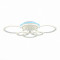 SLE500552-06RGB Светильник потолочный Белый/Белый LED 1*132W RGB 8W 3000-6000K