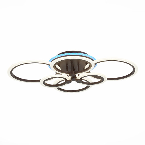*SLE500572-06RGB Светильник потолочный Кофейный/Белый LED 1*132W RGB 8W 3000-6000K