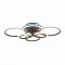 *SLE500572-06RGB Светильник потолочный Кофейный/Белый LED 1*132W RGB 8W 3000-6000K