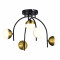 SLE6500-402-05 Светильник потолочный Черный,Золотистый/Белый LED 5*8W 4000K