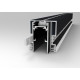 ST003.429.01 Профиль для SKYLINE 48 с демпф. системой в натяжной потолок (ПВХ+ТКАНЬ) ST-Luce Черный
