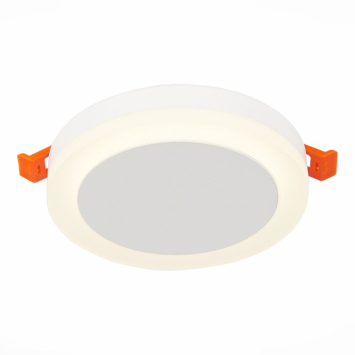 ST104.542.06 Светильник встраиваемый Белый LED 1*6W 4000K 468Lm Ra>80 120° IP20 D110xH20 170-240V