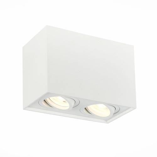 ST109.507.02 Светильник потолочный Белый GU10 2*50W  L181xW100xH123 220V Без ламп