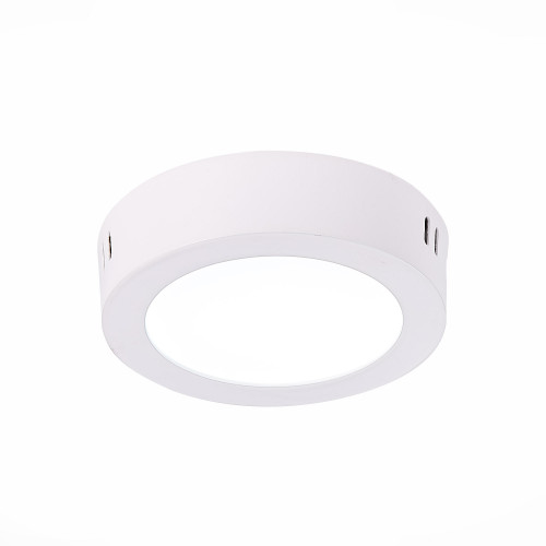 ST112.532.06 Светильник настенно-потолочный Белый LED 1*6W 3000K 330Lm Ra80 120° IP20 D110xH28 90-26