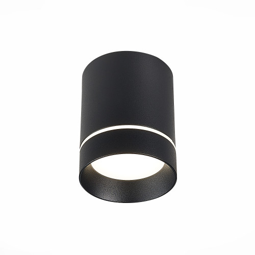 ST115.442.07 Светильник потолочный Черный LED 1*7W 4000K 490Lm Ra>90 120° IP20 D79xH100 170-240V