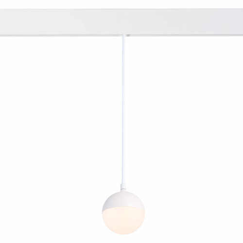 ST358.533.07 Магнитный трековый светильник подвесной Белый LED 1*7W 3000K 520Lm Ra>80 120° IP20 D90x
