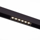 ST361.446.06 Магнитный трековый светильник Черный LED 1*6W 4000K 532Lm Ra>90 36° IP20 L115xW22xH44 4