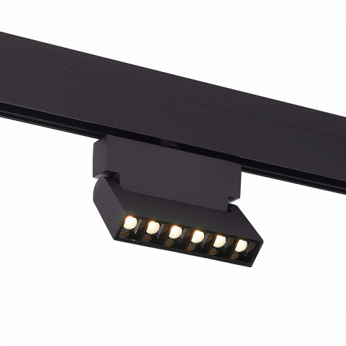 ST362.446.06 Магнитный трековый светильник Черный LED 1*6W 4000K 532Lm Ra>90 36° IP20 L120xW22xH134