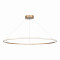 ST604.243.57 Светильник подвесной ST-Luce Золотистый/Белый LED 1*57W 4000K