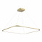 ST610.243.52 Светильник подвесной ST-Luce Золотистый/Белый LED 1*47W 4000K
