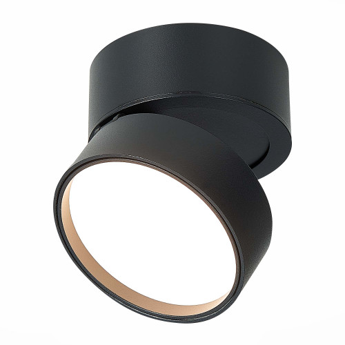 ST651.432.14 Светильник потолочный поворотный Черный LED 1*14W 3000K 1 100Lm Ra>90 120° IP20 D105xH8