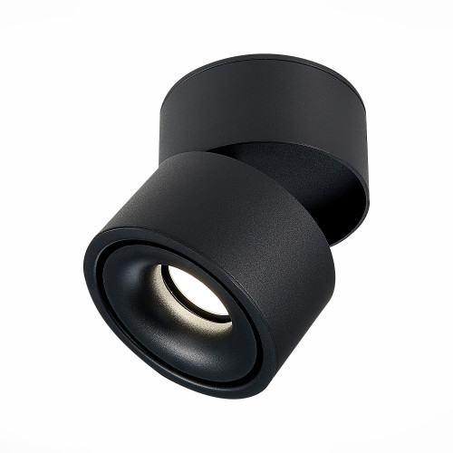 ST652.442.12 Светильник потолочный Черный LED 1*12W 4000K 1 000Lm Ra>90 36° IP20 D100xH105 170-240V